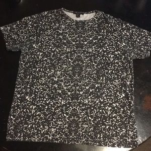 Black and White Faded T-Shirt